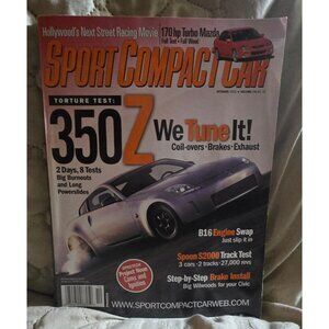 Sport Compact Car Magazine October 2003 Volume 14 Used